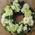 white wreath